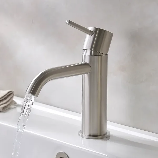 Alternate image of Tavistock Cohort Monobloc Bathroom Sink Mixer Tap with Click Waste - Stick Handle - Deck Mounted
