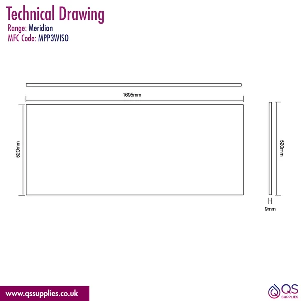 Technical drawing QS-V113393 / MPP3WISO
