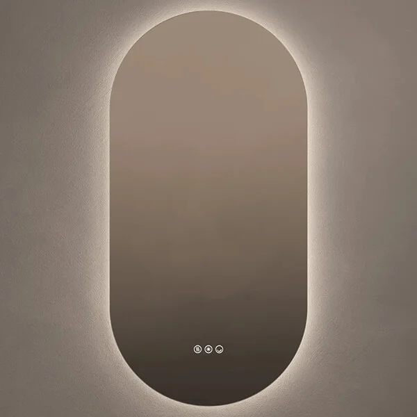 Additional image of Origins Living Claris Capsule LED Backlit Mirror with Demister Pad
