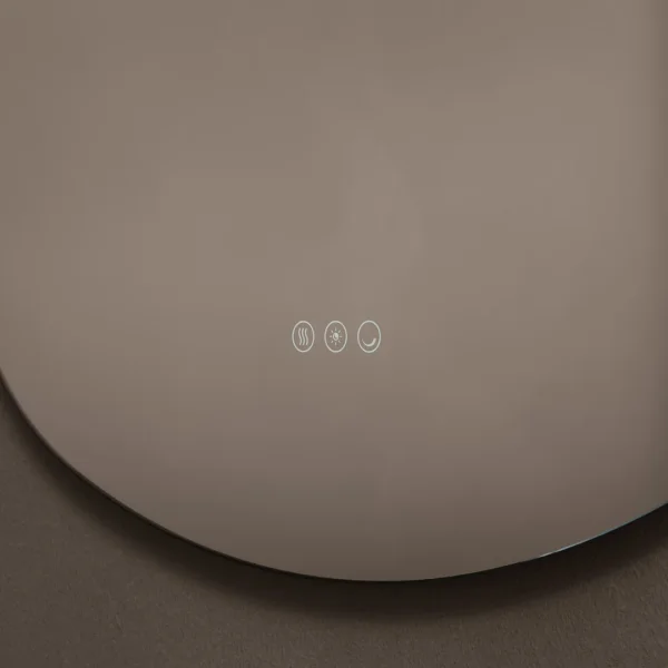 Alternate image of Origins Living Claris Curve Oblong LED Backlit Mirror with Demister Pad - 700 x 780mm