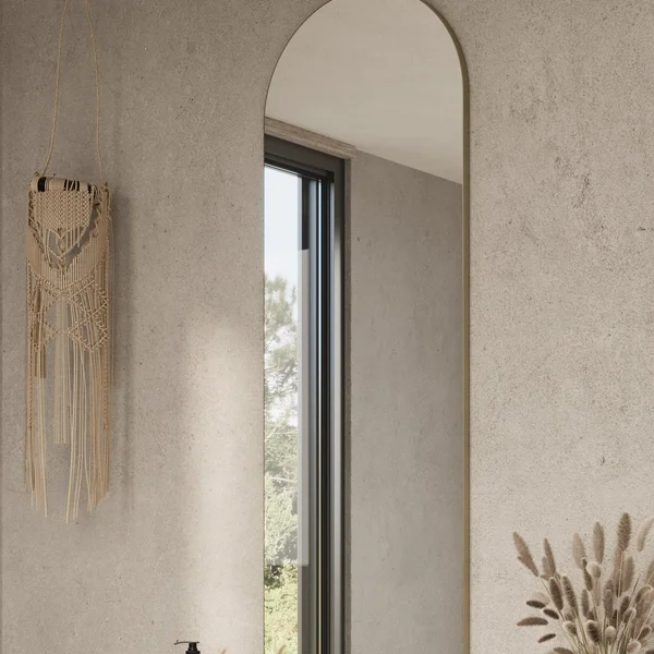 Alternate image of Origins Living Oslo Arch Mirror - Stainless Steel Frame