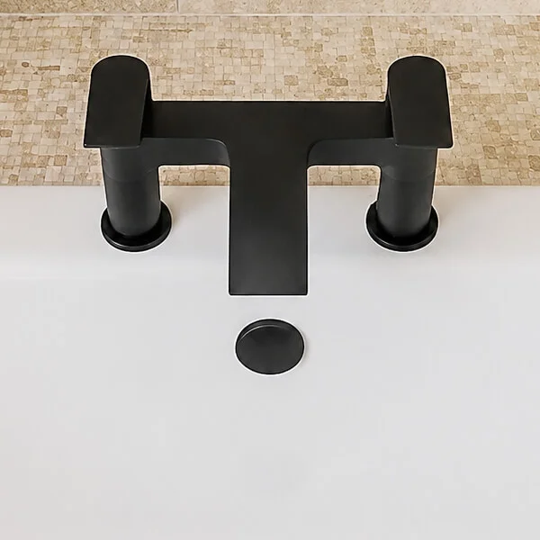 Alternate image of Joseph Miles Kimberley Waterfall Bath Filler Tap - Lever Handles - Deck Mounted