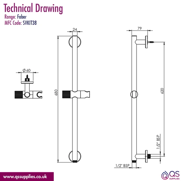 Technical drawing QS-V117505 / SVKIT38