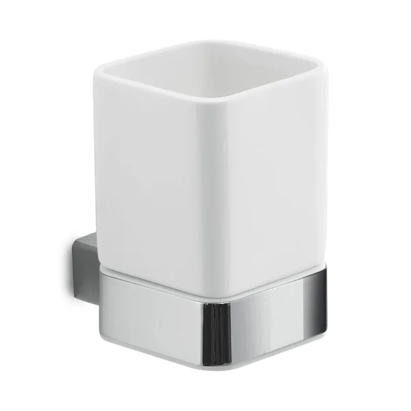 Origins Living Spluga Chrome Square Tumbler Holder