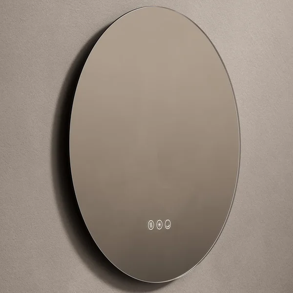 Origins Living Claris Round LED Backlit Mirror with Demister Pad