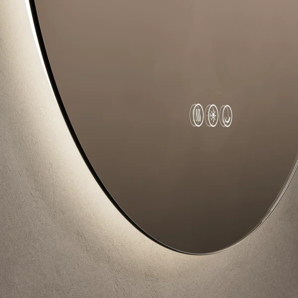 Alternate image of Origins Living Claris Round LED Backlit Mirror with Demister Pad