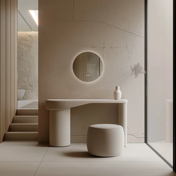 Alternate image of Origins Living Claris Round LED Backlit Mirror with Demister Pad