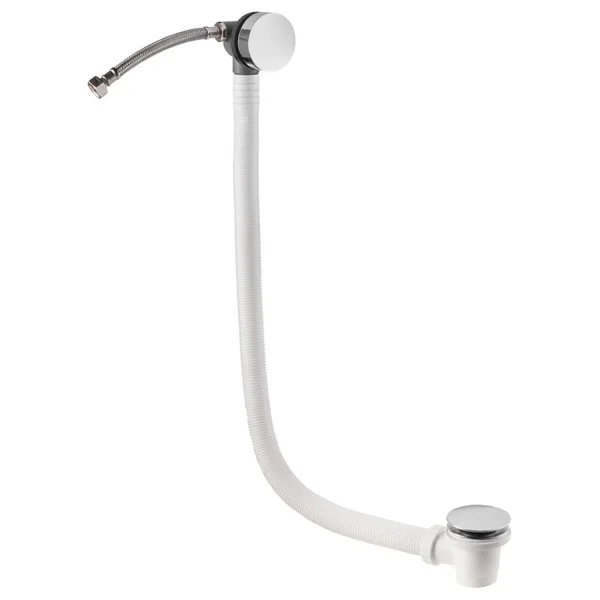 Deva Slimline Bath Filler and Press Top Waste - 72mm