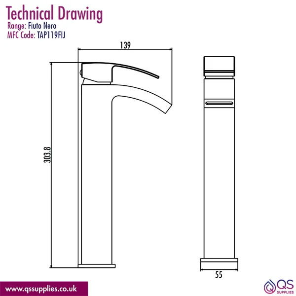 Technical drawing QS-V117329 / TAP119FIJ