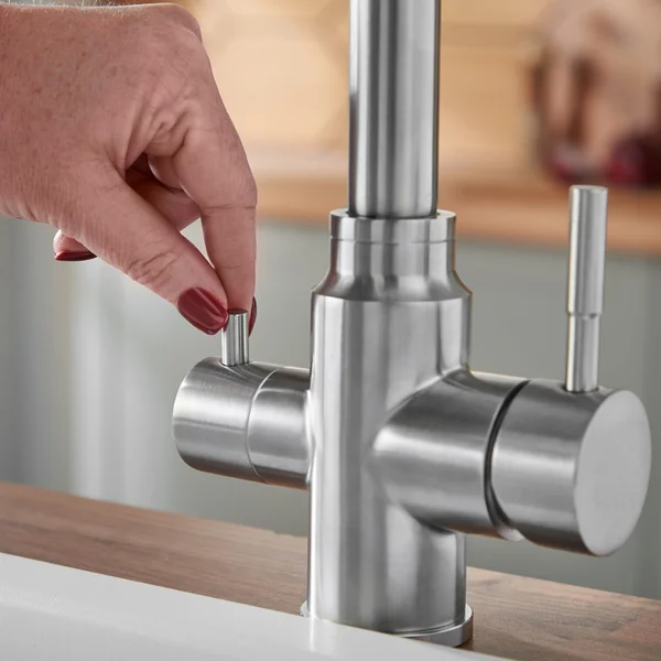 Additional image of Deva Marbury 3 in 1 Chrome Boiling Water Tap with Filter - Swivel Spout