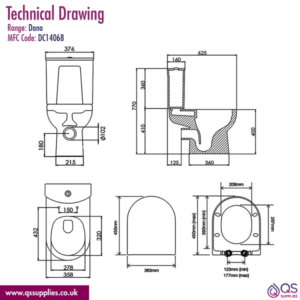 Technical drawing QS-V117509 / DC14068