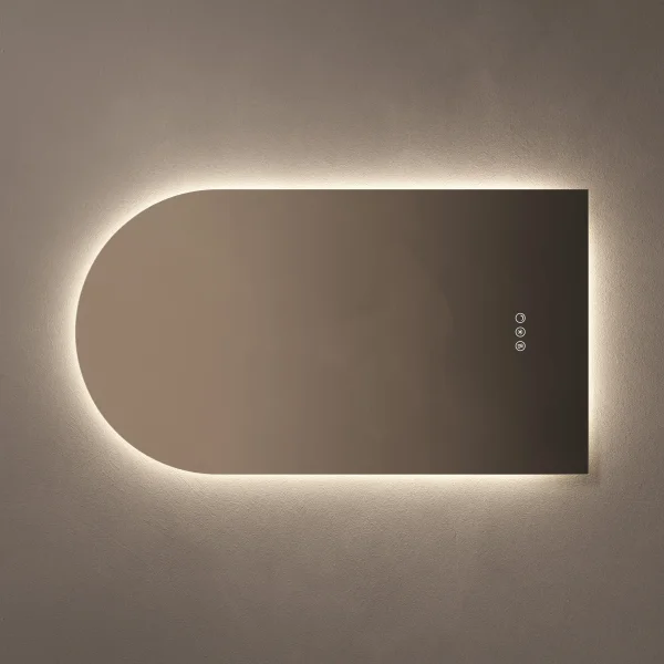 Alternate image of Origins Living Claris Arch LED Backlit Mirror with Demister Pad