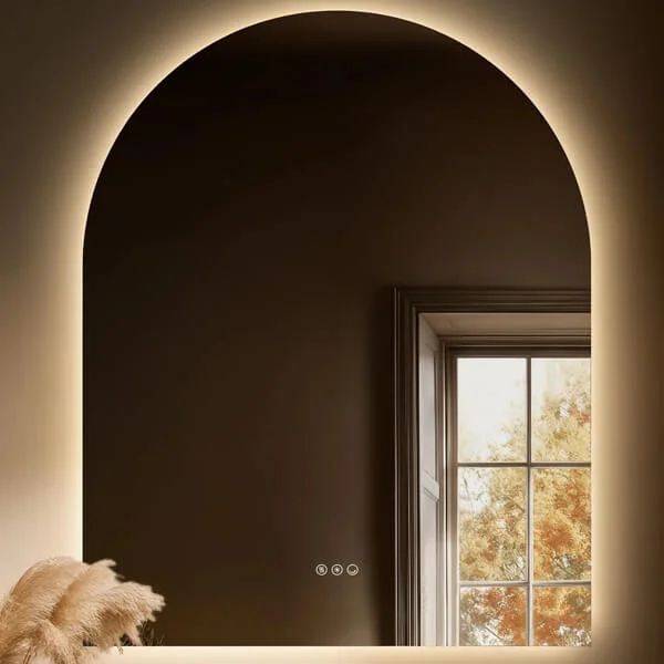 Alternate image of Origins Living Claris Arch LED Backlit Mirror with Demister Pad