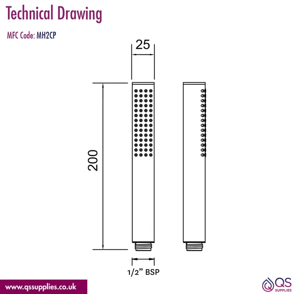 Technical drawing QS-V115293 / MH2CP
