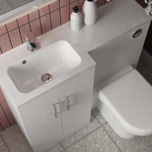 Alternate image of Roper Rhodes Edit Floorstanding Vanity Unit with Back To Wall Toilet Furniture - 2 Doors