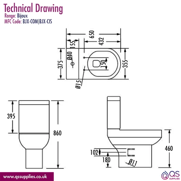 Technical drawing QS-V117339 / BJX-COM|BJX-CIS