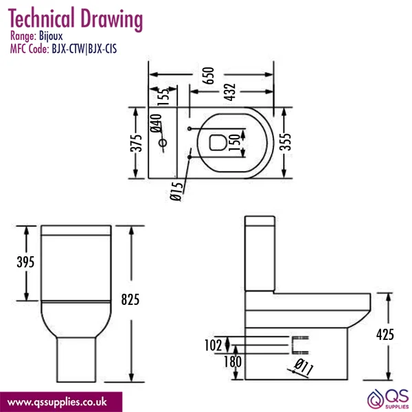 Technical drawing QS-V117338 / BJX-CTW|BJX-CIS