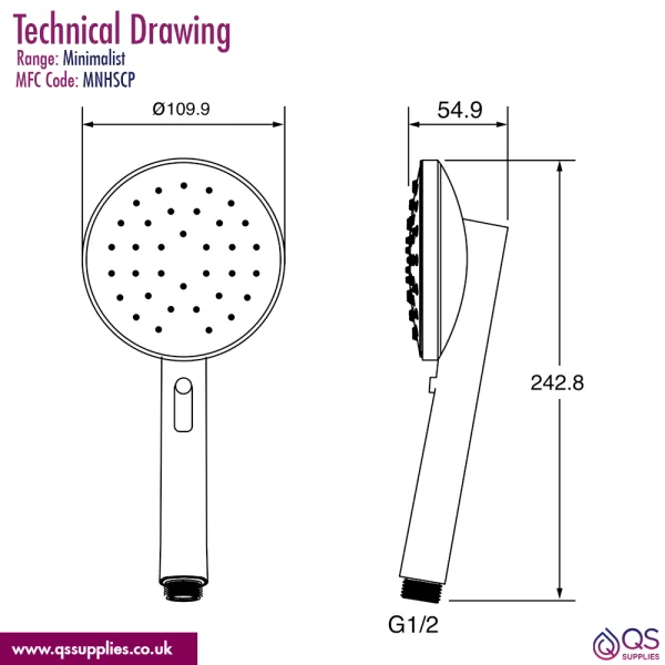 Technical drawing QS-V115311 / MNHSCP