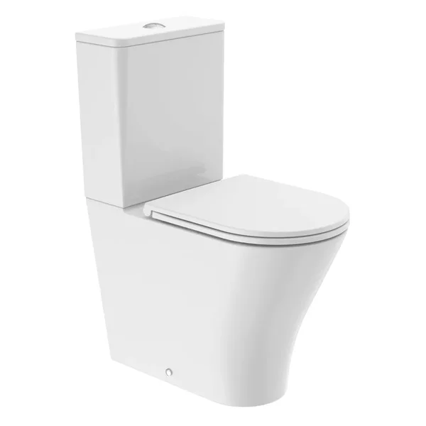 Tavistock Cadence Round Rimless Fully Enclosed Closed Coupled Toilet with Cistern - 368 x 625mm