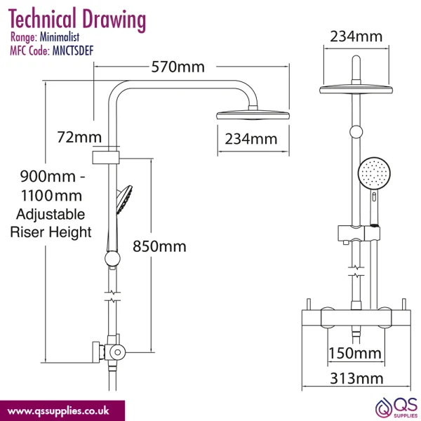 Technical drawing QS-V115312 / MNCTSDEF