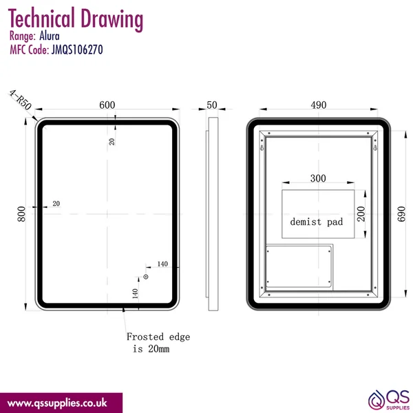 Technical drawing QS-V115295 / JMQS106270