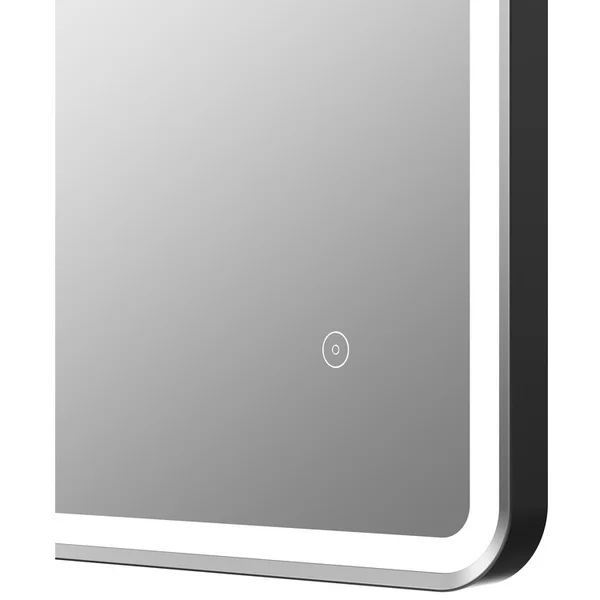 Alternate image of Joseph Miles Alura Rectangular Frontlit LED Mirror with Demister Pad - 600 x 800mm