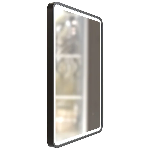 Additional image of Joseph Miles Alura Rectangular Frontlit LED Mirror with Demister Pad - 600 x 800mm