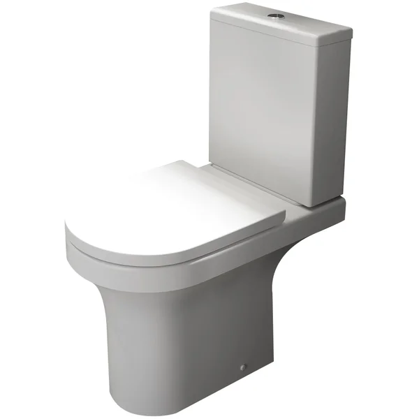Kartell K-Vit Ozone Rimless Close Coupled WC Pan with Cistern - Open Back - 365 x 625mm