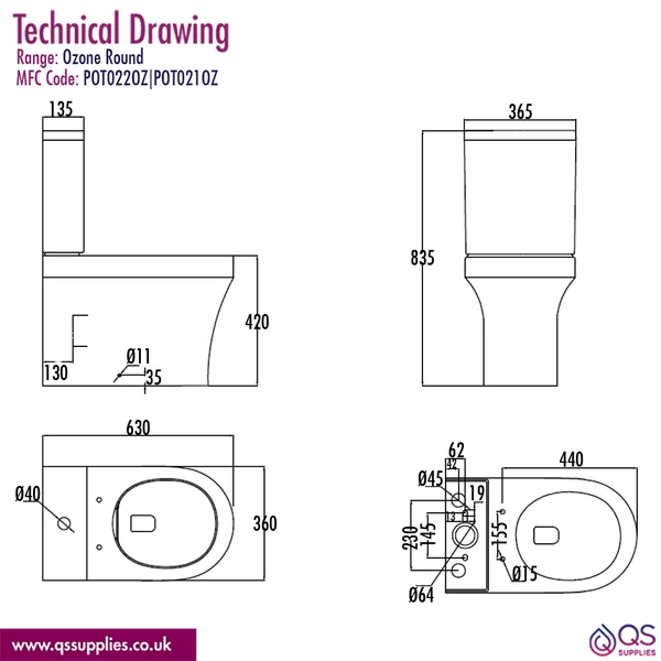 Technical drawing QS-V117348 / POT022OZ|POT021OZ