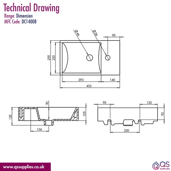 Technical drawing QS-V117513 / DC14008