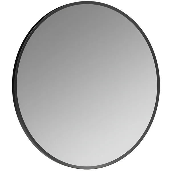 Additional image of Joseph Miles Alvina Round Mirror - Aluminium Metal Frame