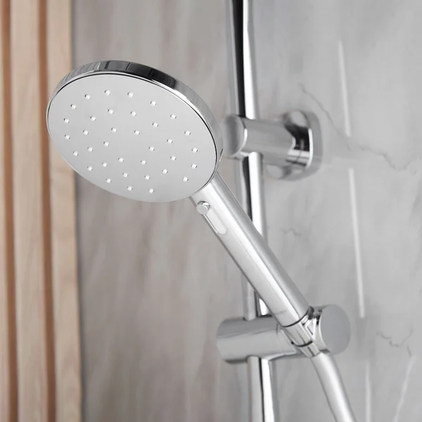 Additional image of Methven Minimalist VJet Cool Touch Thermostatic Shower with Handset and Riser Rail