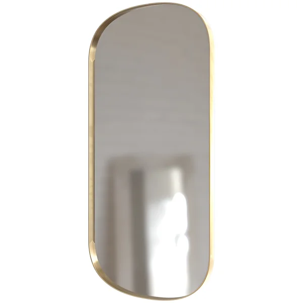 Alternate image of Joseph Miles Alvina Oblong Mirror - Aluminium Metal Frame - 400 x 800mm