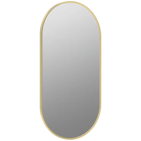 Alternate image of Joseph Miles Alvina Oblong Mirror - Aluminium Metal Frame - 400 x 800mm