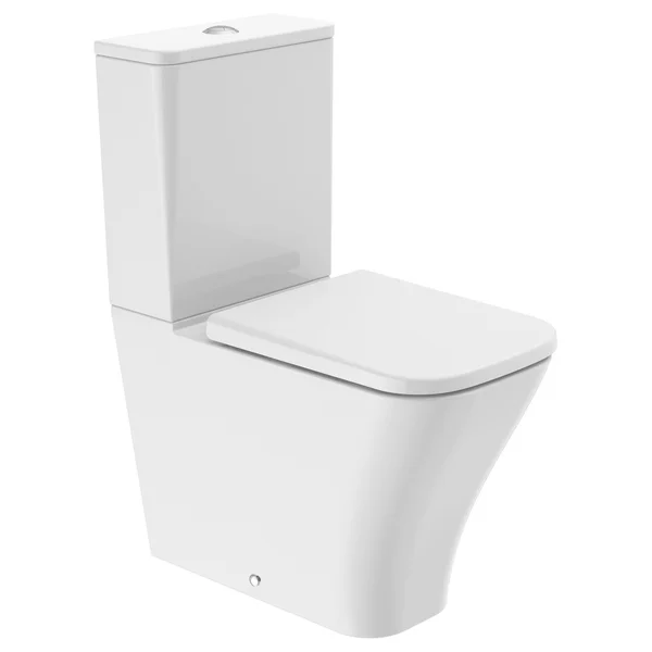 Tavistock Cadence Square Fully Enclosed Rimless Closed Coupled Toilet with Cistern - 345 x 635mm