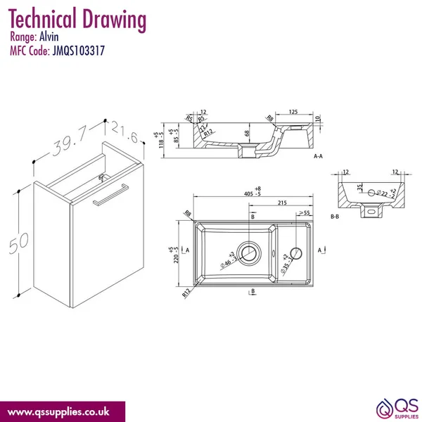 Technical drawing QS-V115321 / JMQS103317