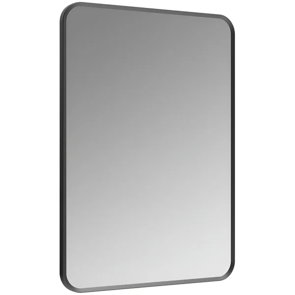 Joseph Miles Alvina Rectangular Mirror - Aluminium Metal Frame - 600 x 800mm
