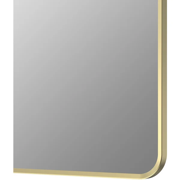 Alternate image of Joseph Miles Alvina Rectangular Mirror - Aluminium Metal Frame - 600 x 800mm