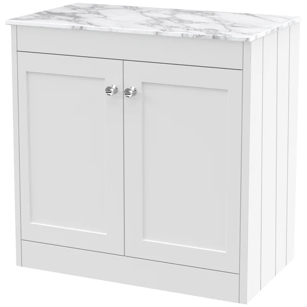 Additional image of Hudson Reed Old London Ashwick Floorstanding Vanity Unit with Marble Worktop - 2 Door