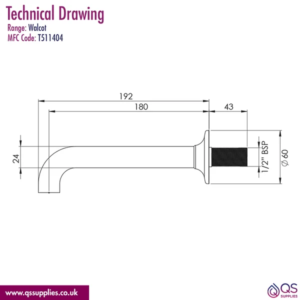Technical drawing QS-V117518 / T511404