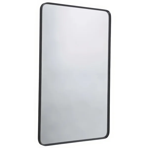 Roper Rhodes Thesis Black Rectangular Mirror - Aluminium Frame
