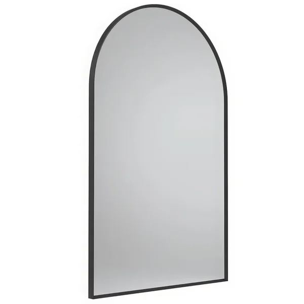 Roper Rhodes Thesis Arch Slim Depth Wall Mirror - Aluminium Frame - 500 x 800mm