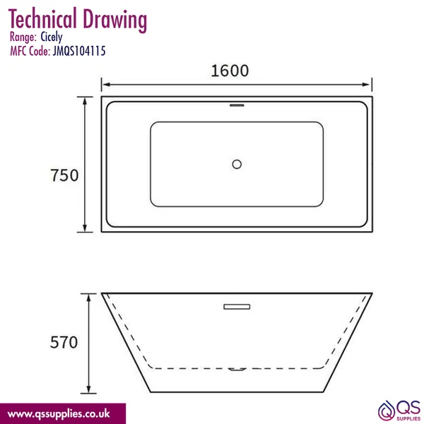 Technical drawing QS-V115347 / JMQS104115