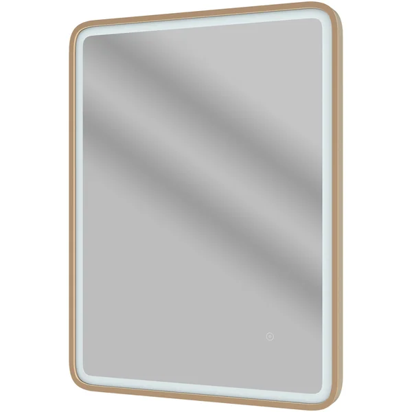 Alternate image of Joseph Miles Alura Rectangular Frontlit LED Mirror with Demister Pad - 600 x 800mm