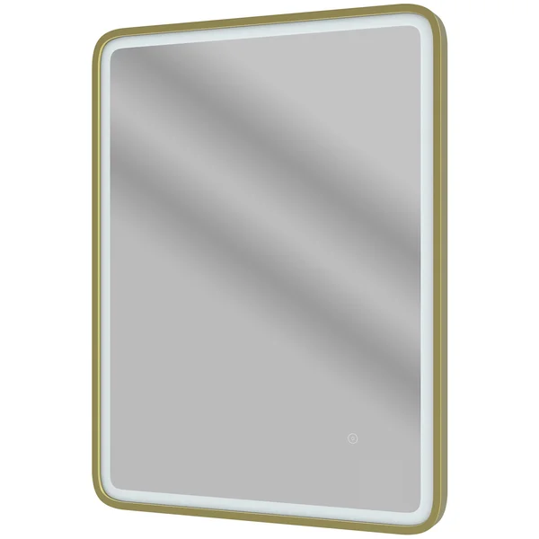 Alternate image of Joseph Miles Alura Rectangular Frontlit LED Mirror with Demister Pad - 600 x 800mm