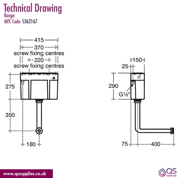 Technical drawing QS-V105134 / S333067