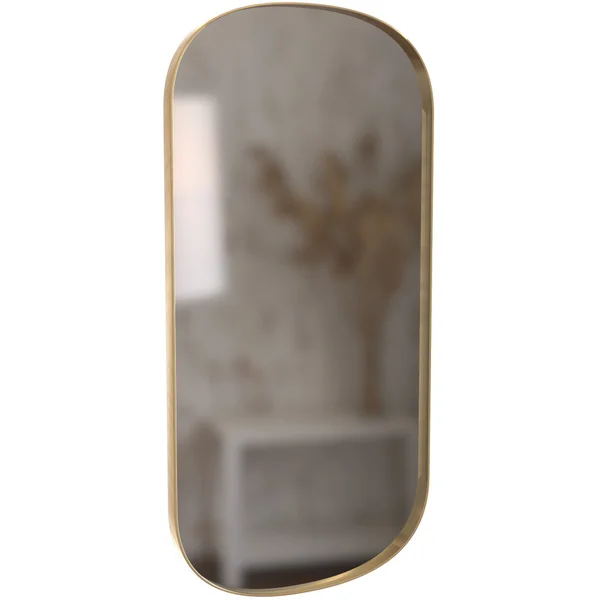 Alternate image of Joseph Miles Alvina Oblong Mirror - Aluminium Metal Frame - 400 x 800mm