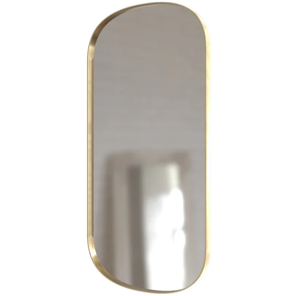 Alternate image of Joseph Miles Alvina Oblong Mirror - Aluminium Metal Frame - 400 x 800mm