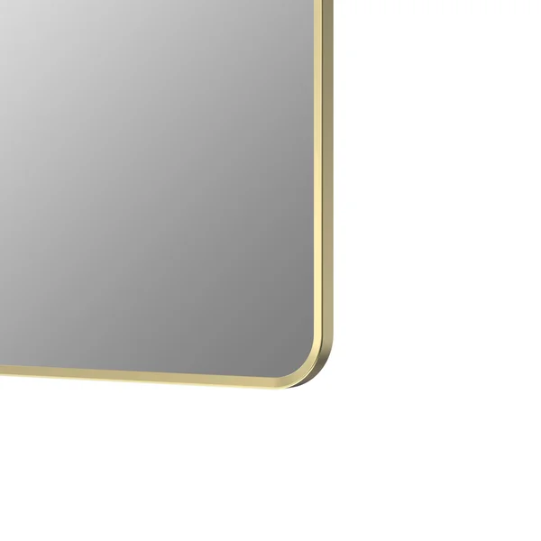 Alternate image of Joseph Miles Alvina Rectangular Mirror - Aluminium Metal Frame - 600 x 800mm