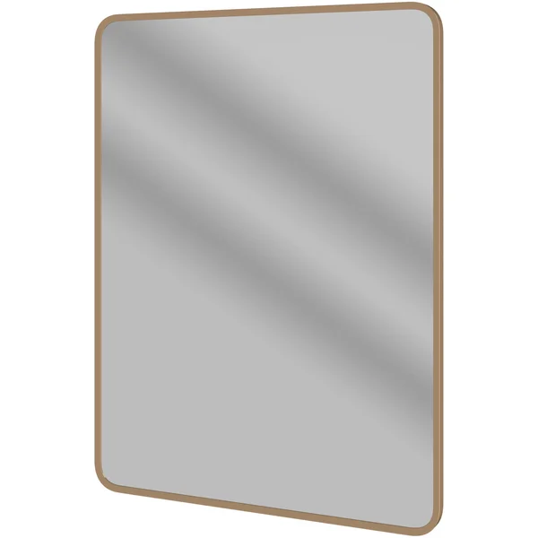 Alternate image of Joseph Miles Alvina Rectangular Mirror - Aluminium Metal Frame - 600 x 800mm